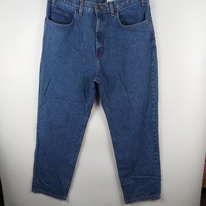 Kirkland Signature Relaxed Fit blue jeans 36X30